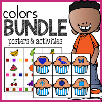 Preview of Color Activities and Posters Bundle