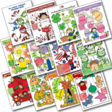 Color Activities 12 Book BUNDLE (Karen's Kids Printables)