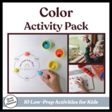 Color Activity Pack for Preschool, Kindergarten, and First Grade