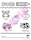 Color Activity Worksheets - Identification, Coloring, Trac