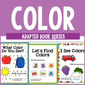 Interactive Color Books: Adapted Books to Practice Colors