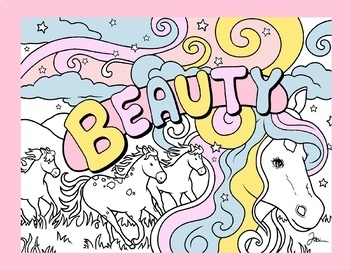 Preview of Color And Have Fun| Motivation Coloring Book For Girls And Kids Ready To Print