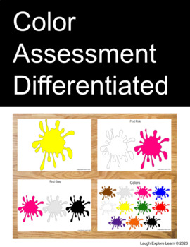 Preview of Color Assessment Differentiated
