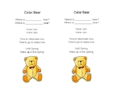 Color Bear Poem