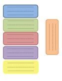 Color Block Classroom Labels