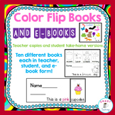 Color Book - 10 Flip Books - Center/ Sight Words