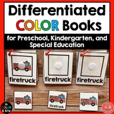 Color Books - differentiated color books - Preschool, Kind