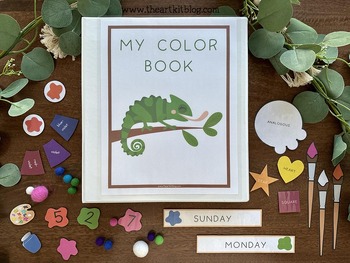 Preview of Color Busy Book, Color Wheels for Kids, Color Theory