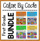 Color By Code First Grade Bundle