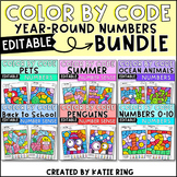 Color By Code Number Year Round Bundle - Number Sense & Re