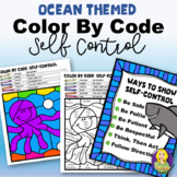 Color By Code: Self Control-Ocean Themed