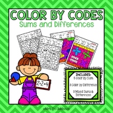 Color By Codes: Sums and Differences