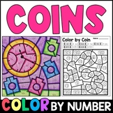 Color By Coin - Identifying Pennies, Nickels, Dimes and Quarters