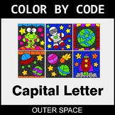 Color By Letter (Uppercase) - Outer Space