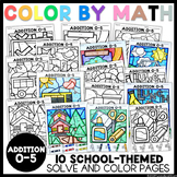 Color By Math | Addition to 5 | Solve and Color