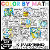 Color By Math | Doubles and Doubles Plus One | Solve and Color