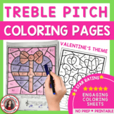 Valentine's Day Music Activities -  25 Color by Treble Pit