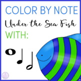 Color By Note Under the Sea: Fish