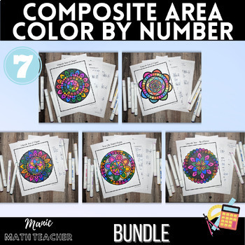 Preview of Color By Number Bundle - Composite Figures