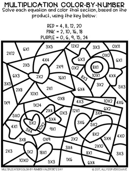 Color-By-Number Bundle: Valentine's Day Edition by Allyson VerSchave