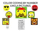 Color By Number Emoji Coding Unplugged DSG