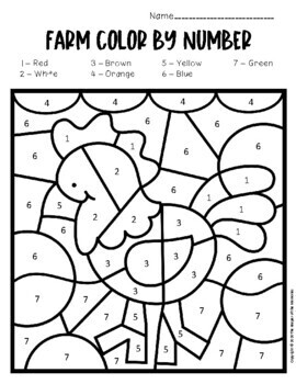 Color By Number Fun on the Farm [Book]