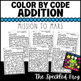 Math Color By Number Addition Space Theme * Morning Work *