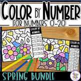 Color By Number - Number Recognition & Subitizing - for 0-