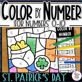 Color By Number - Number Recognition & Subitizing - for 0-