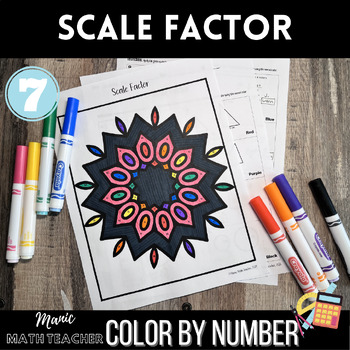 Preview of Color By Number - Scale Factor - 7th Grade Math