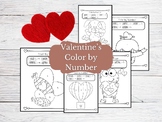 Color By Number Valentine Edition
