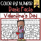 Color By Number- Valentine's Day Edition Basic Facts