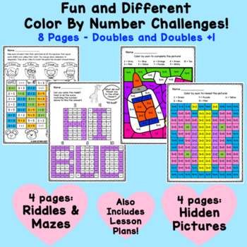 Color By Number Worksheet BUNDLE