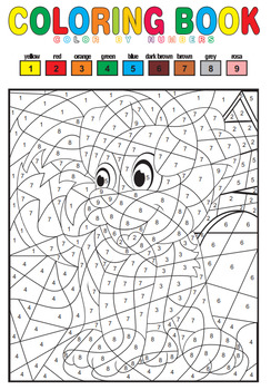 Color by Number for kids - Color all your Favorite Seasons: Activity book  for kids Coloring book 50+ Unique Coloring Pages - Color by Numbers for  kids