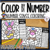 Color By Number - number sense coloring for numbers 0-10 &