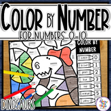 Color By Number - number sense coloring for numbers 0-10 -
