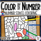 Color By Number - number sense coloring for numbers 0-10 - SCHOOL