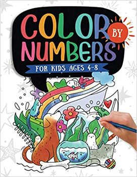 Preview of Color By Numbers Bundle Activity Worksheet