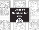 Color By Numbers Bundle-Activity for Kids- Printable in pdf