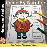Halloween Color By Number Addition