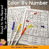 Round to the Nearest Ten or Hundred Color By Number