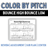 Color By Pitch | Bounce High, Bounce Low | FREEBIE