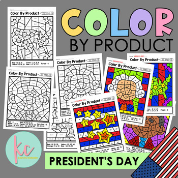 Preview of Color By Product: President's Day Edition
