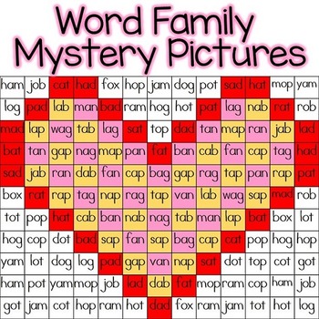 word families by first grade fun times teachers pay teachers