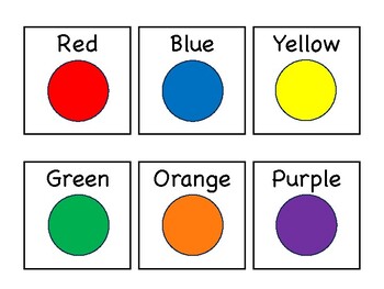 Color Cards by PinedaPrintz | TPT