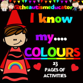 Preview of Colour ( Color ) Centers and Activities for Autism and Special Education