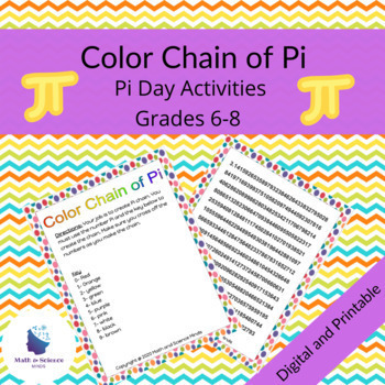 Preview of Color Chain of Pi Activity