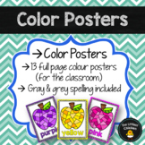 Color Classroom Posters