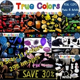 Color Clip Art Bundle 298 Photo & Artistic Digital Stickers