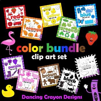 Preview of Color Clip Art Bundle